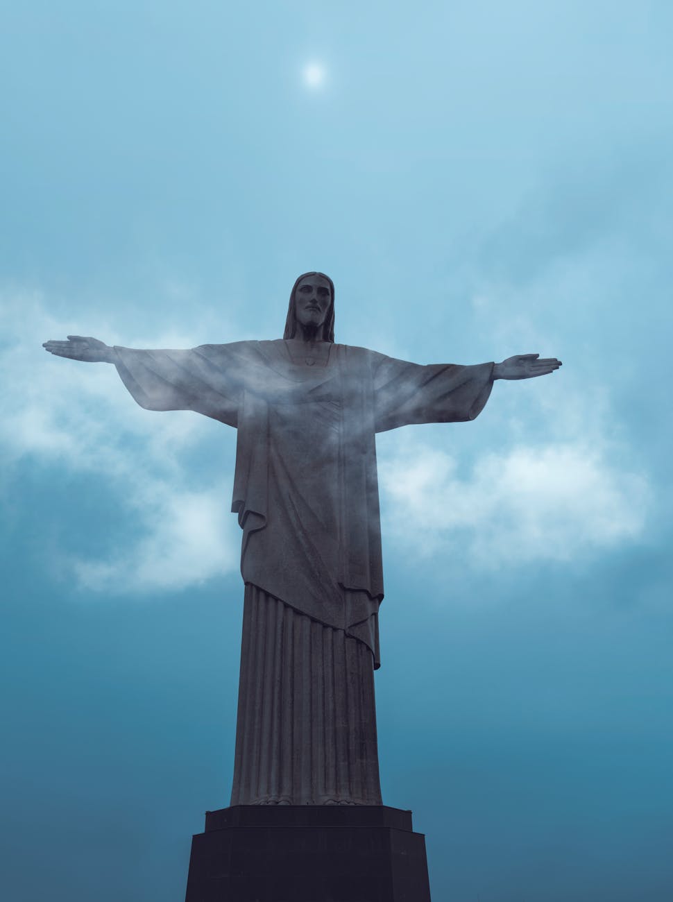Christ the redeemer statue in Rio de Janeiro Brazil